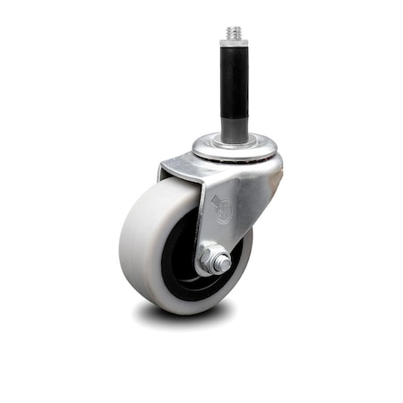Service Caster 2 Inch Thermoplastic Rubber Wheel 3/4 Inch Expanding Stem Caster SCC SCC-EX05S210-TPRS-34